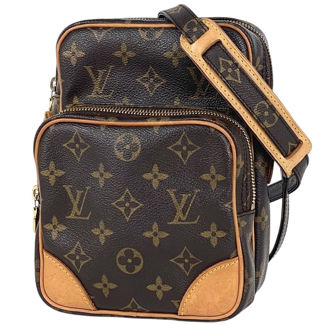 LOUIS VUITTON AMAZON SHOULDER BAG: Louis Vuitton Amazon Shoulder Bag Brand: Louis Vuitton Type/Style: Shoulder Bag Material: Monogram Color: Brown Size: Width 15cm(5.9inch) Height 21.5cm(8.5inch) Depth 9cm(Maximum value:3.5inch)