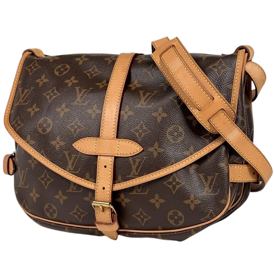 LOUIS VUITTON MULES DIAGONALLY HUNG SHOULDER BAG: Louis Vuitton Mules Diagonally hung Shoulder Bag Brand: Louis Vuitton Type/Style: Shoulder Bag Material: Monogram Color: Brown Size: Width 29cm(11.4inch) Height 22cm(8.7inch) Depth 11cm(4.3inch) A