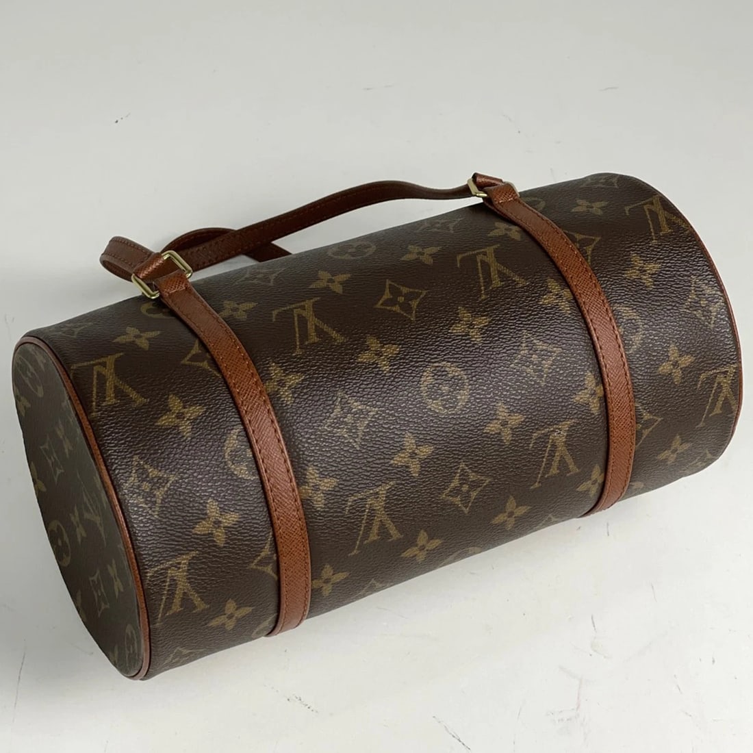 LOUIS VUITTON PAPILLON CYLINDRICAL OLD MODEL HAND BAG - 2