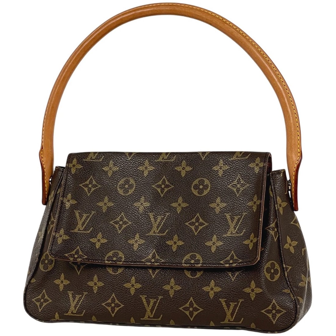LOUIS VUITTON MINI LOOPING SHOULDER BAG: Louis Vuitton Mini looping Shoulder Bag Brand: Louis Vuitton Type/Style: Shoulder Bag Material: Monogram Color: Brown Size: Width 28cm(11inch) Height 17cm(6.7inch) Depth 9cm(3.5inch) Accessories: