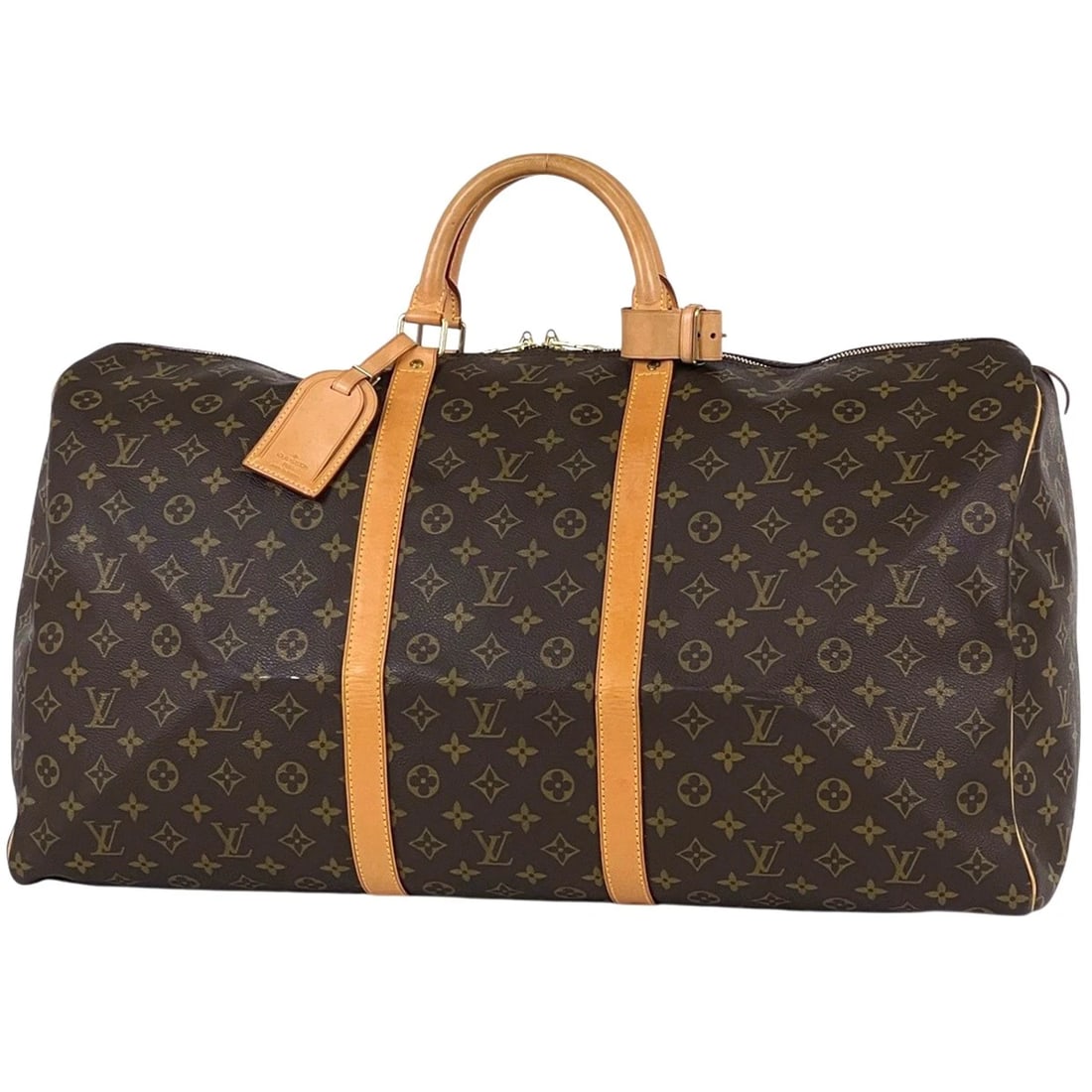 LOUIS VUITTON KEEPALL HAND BAG: Louis Vuitton keepall Hand Bag Brand: Louis Vuitton Type/Style: Hand Bag Material: Monogram Color: Brown Size: Width 60cm(23.6inch) Height 32cm(12.6inch) Depth 26cm(10.2inch) Accessories: None
