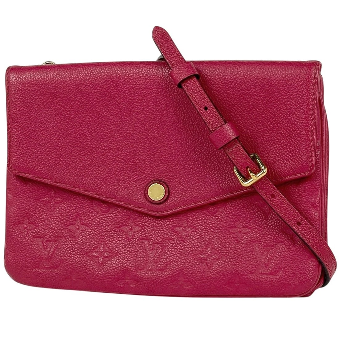 LOUIS VUITTON TWICE SHOULDER BAG: Louis Vuitton Twice Shoulder Bag Brand: Louis Vuitton Type/Style: Shoulder Bag Material: Monogram Ann Platt Color: Red Size: Width 23.5cm(9.3inch) Height 16cm(6.3inch) Depth 2.5cm(1inch) Accessories: