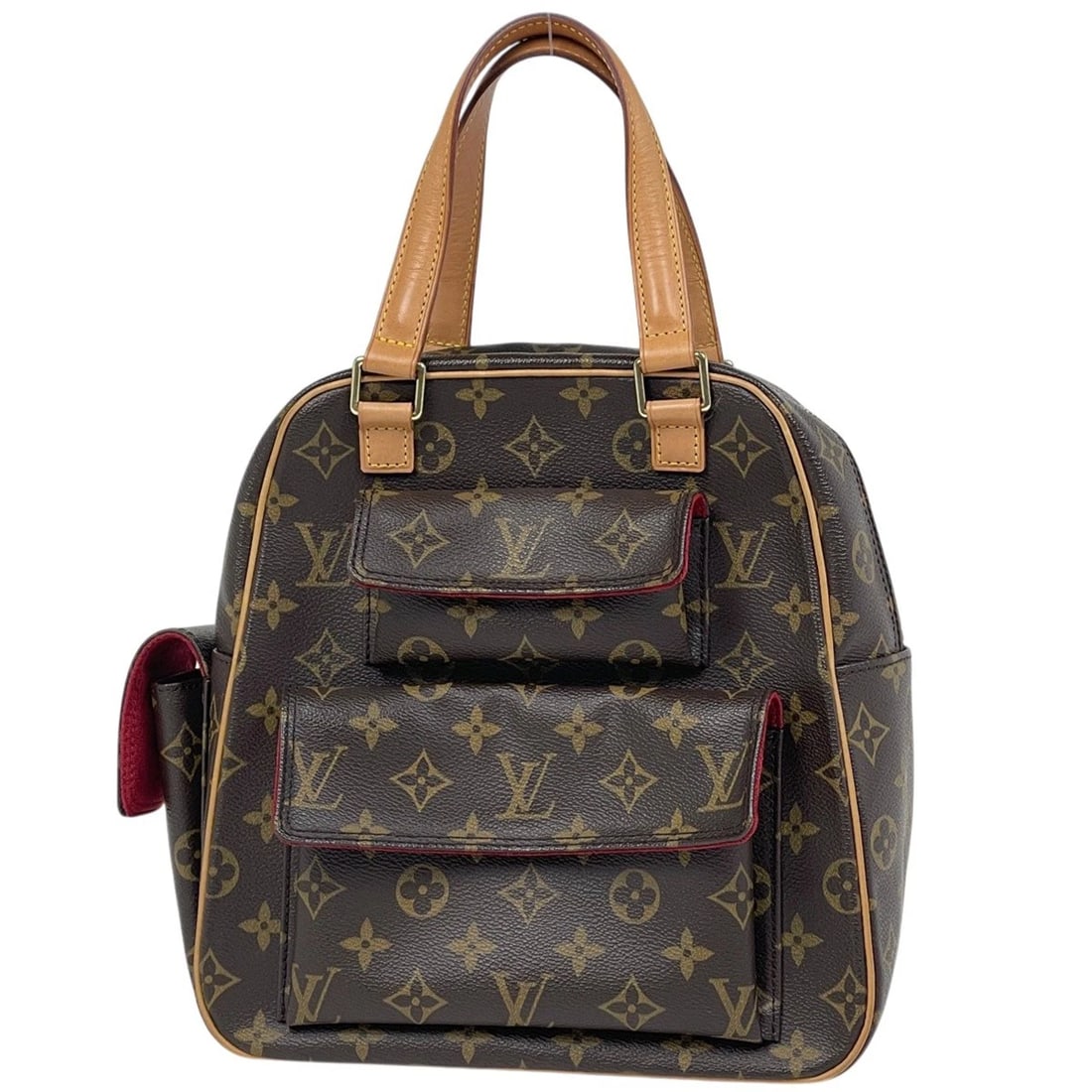 LOUIS VUITTON EXANTRI CITE HAND BAG: Louis Vuitton Exantri Cite Hand Bag Brand: Louis Vuitton Type/Style: Hand Bag Material: Monogram Color: Brown Size: Width 24cm(9.4inch) Height 25cm(9.8inch) Depth 11.5cm(4.5inch) Accessories: None