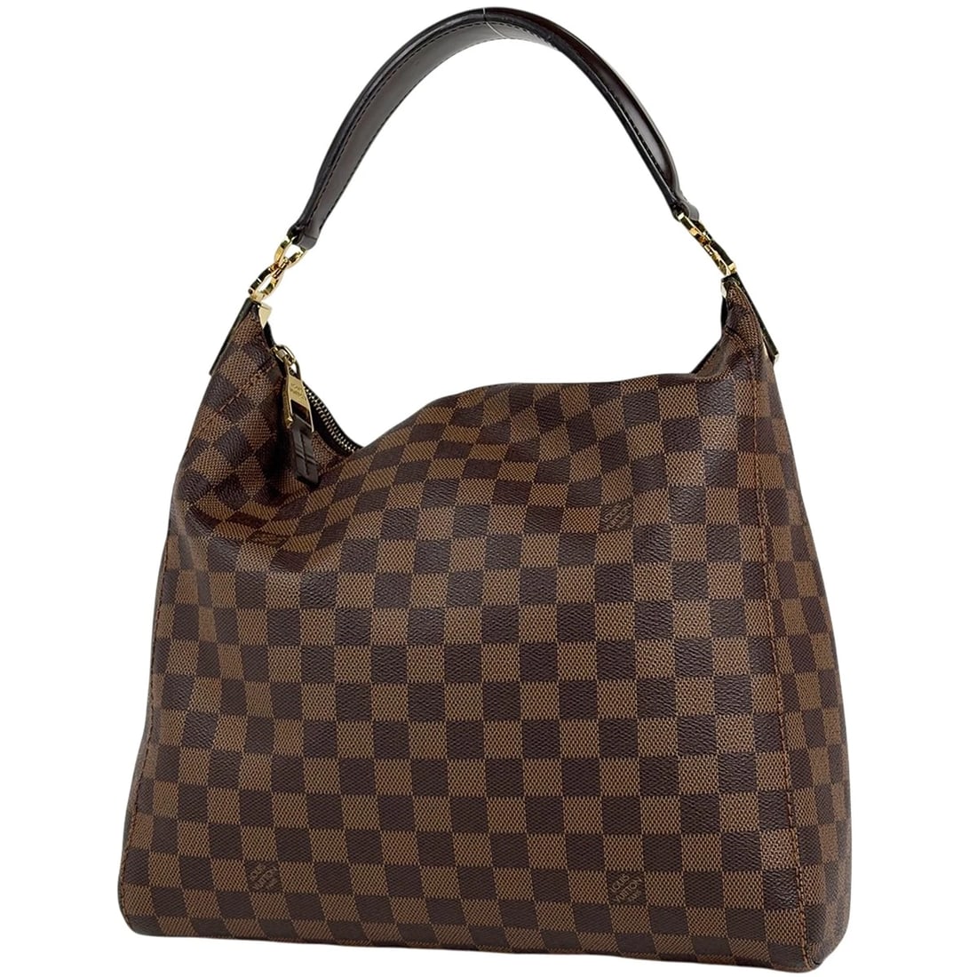 LOUIS VUITTON PORTOBELLO PM SHOULDER BAG: Louis Vuitton Portobello PM Shoulder Bag Brand: Louis Vuitton Type/Style: Shoulder Bag Material: Damier Color: Brown Size: Width 32cm(12.6inch) Height 30cm(11.8inch) Depth 10cm(3.9inch) Accessories: