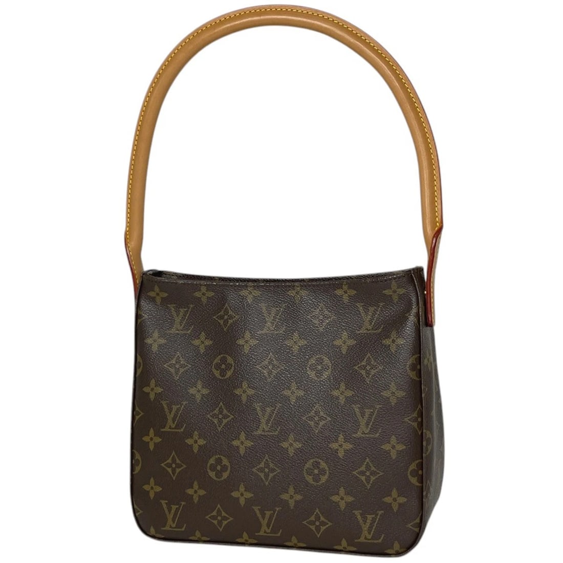 LOUIS VUITTON LOOPING MM SHOULDER BAG: Louis Vuitton Looping MM Shoulder Bag Brand: Louis Vuitton Type/Style: Shoulder Bag Material: Monogram Color: Brown Size: Width 24cm(9.4inch) Height 21cm(8.3inch) Depth 10.5cm(4.1inch) Accessories: