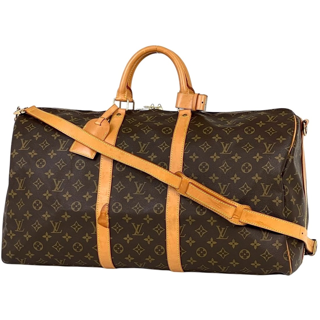 LOUIS VUITTON KEEPALL BANDOULIERE HAND BAG: Louis Vuitton keepall Bandouliere Hand Bag Brand: Louis Vuitton Type/Style: Hand Bag Material: Monogram Color: Brown Size: Width 55cm(21.7inch) Height 31cm(12.2inch) Depth 24cm(9.4inch) Accessorie