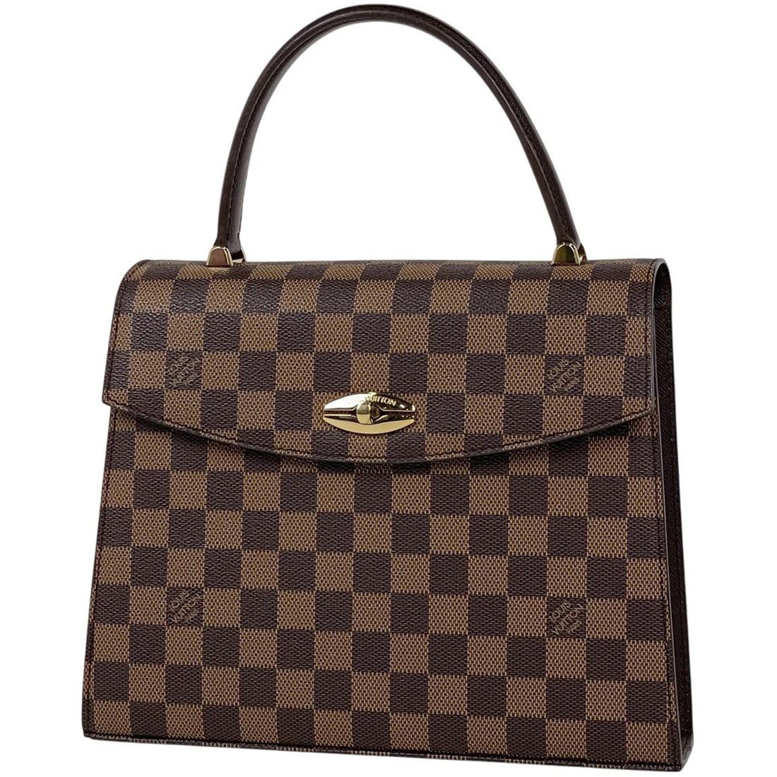 LOUIS VUITTON MALSELV HAND BAG: Louis Vuitton Malselv Hand Bag Brand: Louis Vuitton Type/Style: Hand Bag Material: Damier Color: Brown Size: Width 26cm(10.2inch) Height 21cm(8.3inch) Depth 6cm(2.4inch) Accessories: None