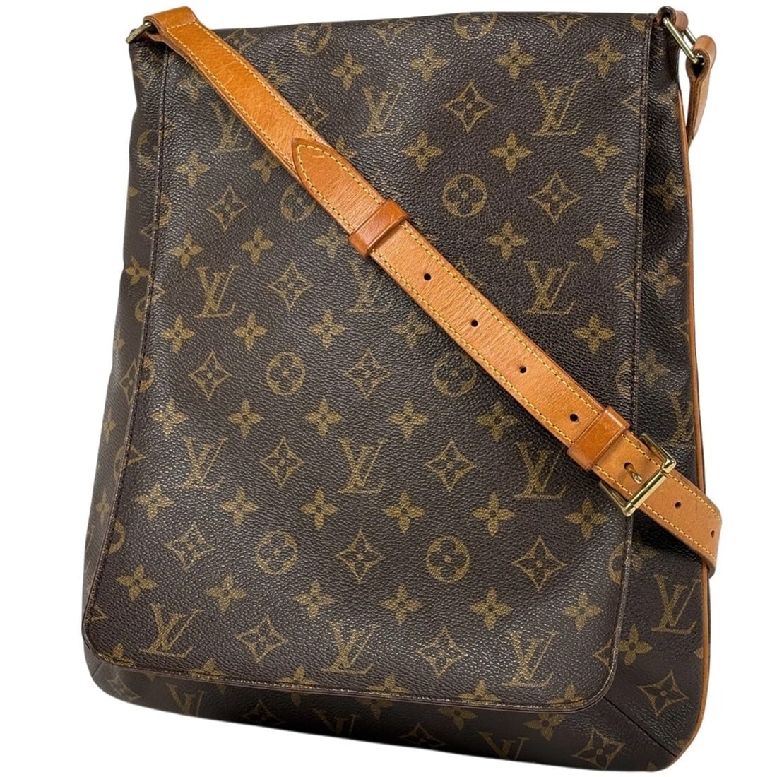 LOUIS VUITTON MUSET SHOULDER BAG: Louis Vuitton Muset Shoulder Bag Brand: Louis Vuitton Type/Style: Shoulder Bag Material: Monogram Color: Brown Size: Width 31.5cm(12.4inch) Height 35cm(13.8inch) Depth 10cm(3.9inch) Accessories: None