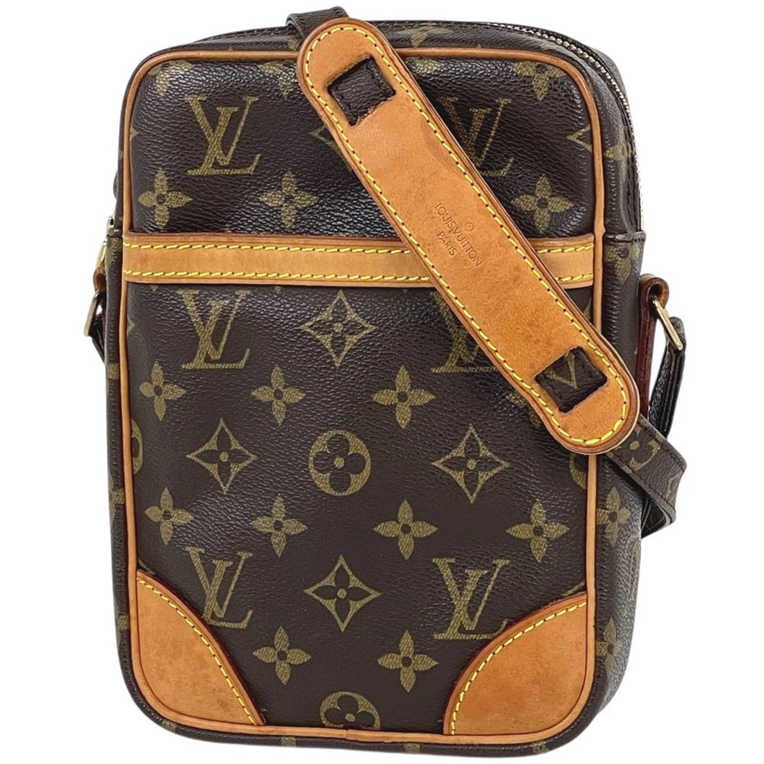 LOUIS VUITTON DUNOUVE SHOULDER BAG: Louis Vuitton Dunouve Shoulder Bag Brand: Louis Vuitton Type/Style: Shoulder Bag Material: Monogram Color: Brown Size: Width 15cm(5.9inch) Height 21cm(8.3inch) Depth 5cm(2inch) Accessories: None <