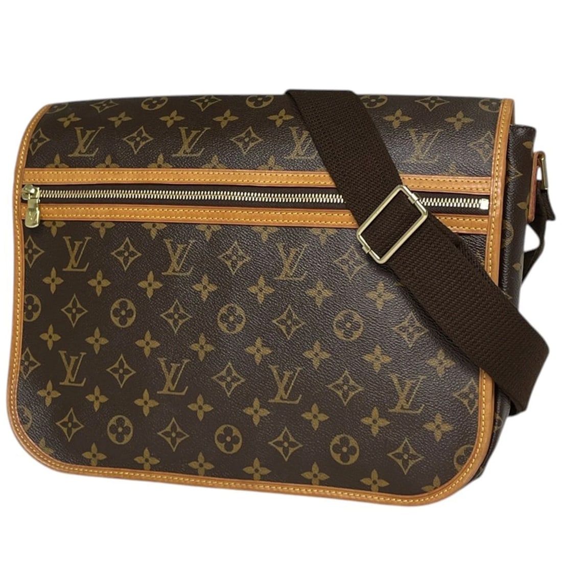 LOUIS VUITTON MESSENGER GM BOSPHORE SHOULDER BAG: Louis Vuitton Messenger GM Bosphore Shoulder Bag Brand: Louis Vuitton Type/Style: Shoulder Bag Material: Monogram Color: Brown Size: Width 33cm(13inch) Height 26cm(10.2inch) Depth 9cm(3.5inch) Acc