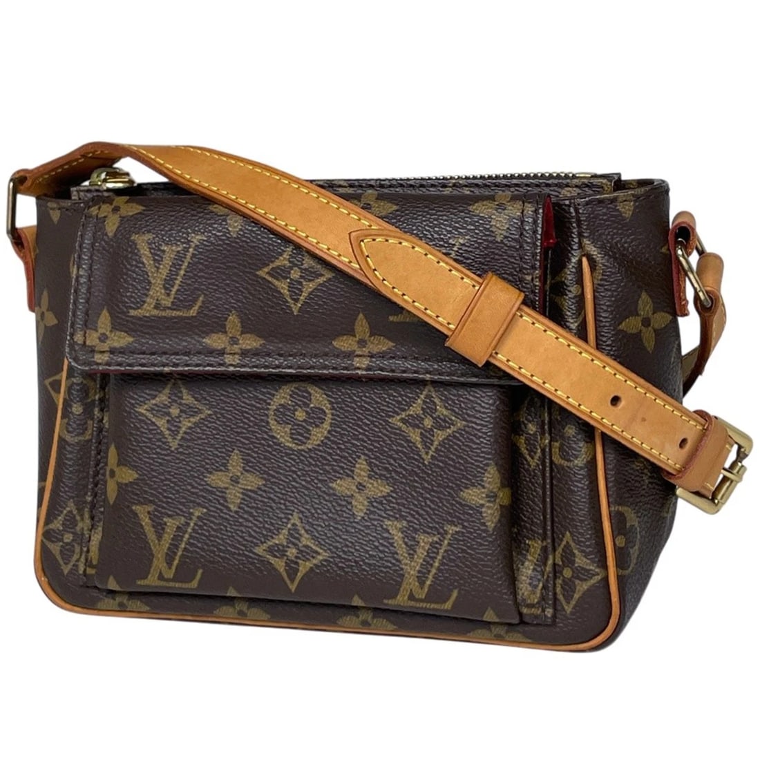 LOUIS VUITTON VIVASITE PM SHOULDER BAG: Louis Vuitton Vivasite PM Shoulder Bag Brand: Louis Vuitton Type/Style: Shoulder Bag Material: Monogram Color: Brown Size: Width 19cm(7.5inch) Height 14cm(5.5inch) Depth 9cm(3.5inch) Accessories: