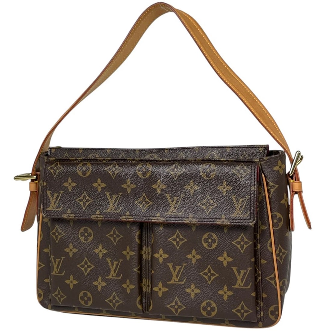 LOUIS VUITTON VIVA CITE GM SHOULDER BAG: Louis Vuitton Viva Cite GM Shoulder Bag Brand: Louis Vuitton Type/Style: Shoulder Bag Material: Monogram Color: Brown Size: Width 31.5cm(12.4inch) Height 22cm(8.7inch) Depth 10cm(3.9inch)