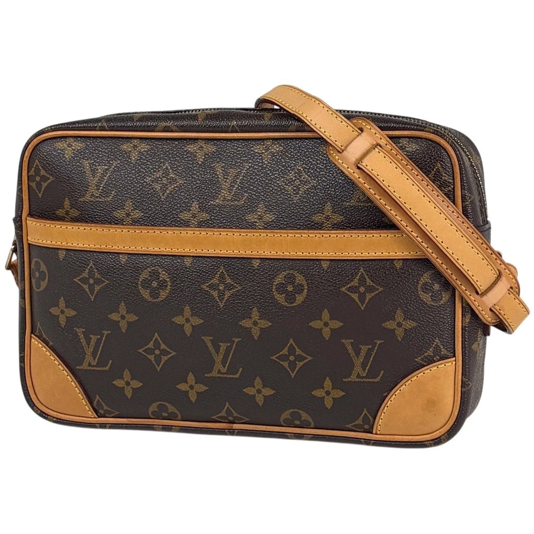 LOUIS VUITTON TROCADERO 27 SHOULDER BAG: Louis Vuitton Trocadero 27 Shoulder Bag Brand: Louis Vuitton Type/Style: Shoulder Bag Material: Monogram Color: Brown Size: Width 27cm(10.6inch) Height 17cm(6.7inch) Depth 7cm(2.8inch) Accessories