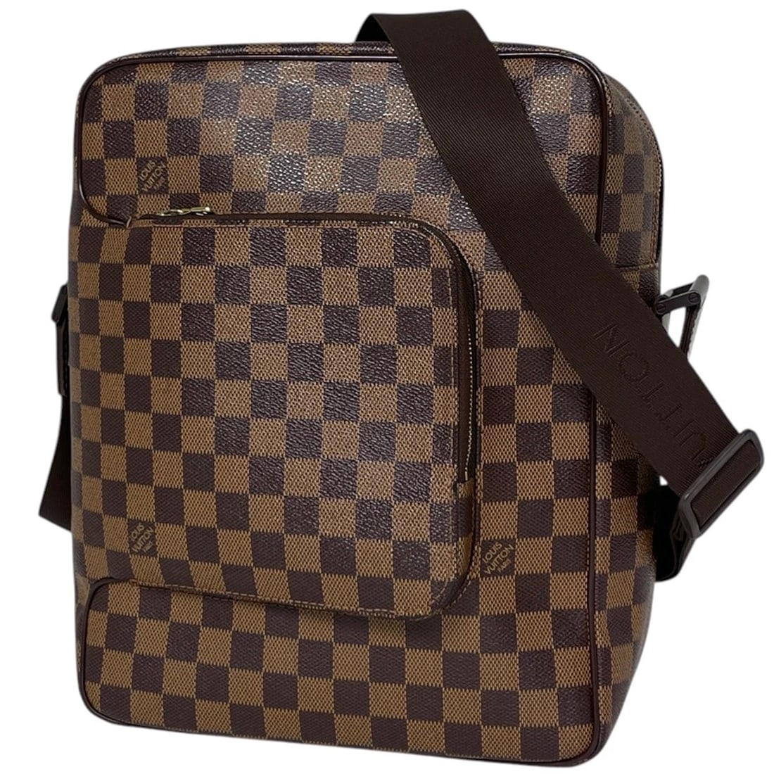 LOUIS VUITTON OLAF MM SHOULDER BAG: Louis Vuitton Olaf MM Shoulder Bag Brand: Louis Vuitton Type/Style: Shoulder Bag Material: Damier Color: Brown Size: Width 24.5cm(9.6inch) Height 31cm(12.2inch) Depth 11cm(4.3inch) Accessories: No