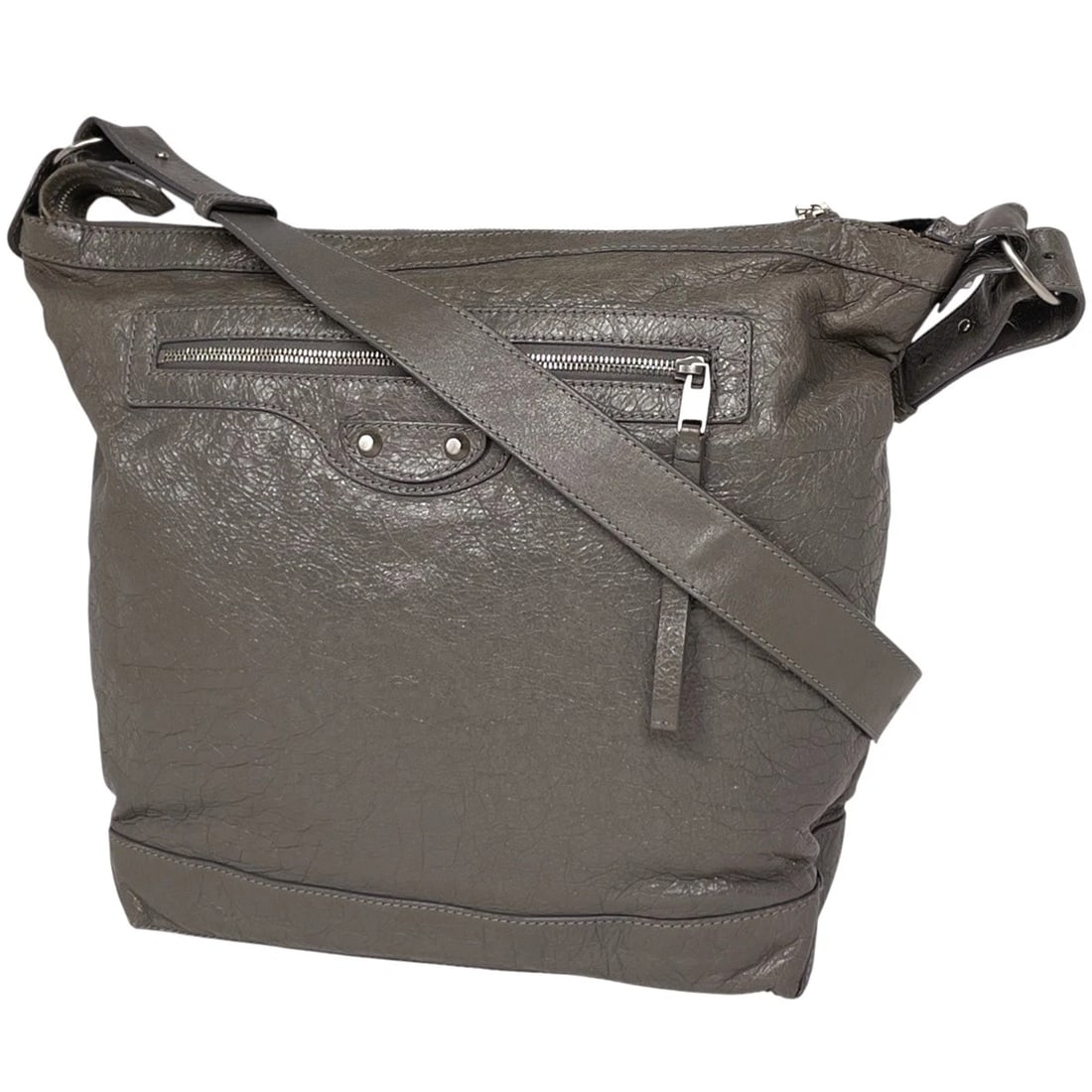 BALENCIAGA CLASSIC DAY SHOULDER BAG: BALENCIAGA Classic Day Shoulder Bag Brand: BALENCIAGA Type/Style: Shoulder Bag Material: leather Color: Beige Size: Width 30cm(11.8inch) Height 35cm(13.8inch) Depth 12cm(4.7inch) Accessories: None