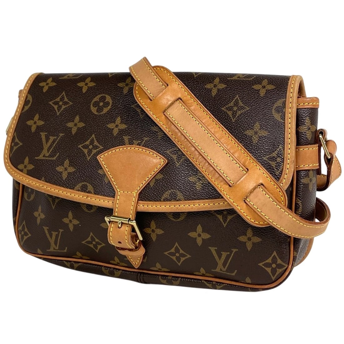 LOUIS VUITTON SOLOGNE SHOULDER BAG: Louis Vuitton Sologne Shoulder Bag Brand: Louis Vuitton Type/Style: Shoulder Bag Material: Monogram Color: Brown Size: Width 26cm(10.2inch) Height 17cm(6.7inch) Depth 8.5cm(3.3inch) Accessories: None