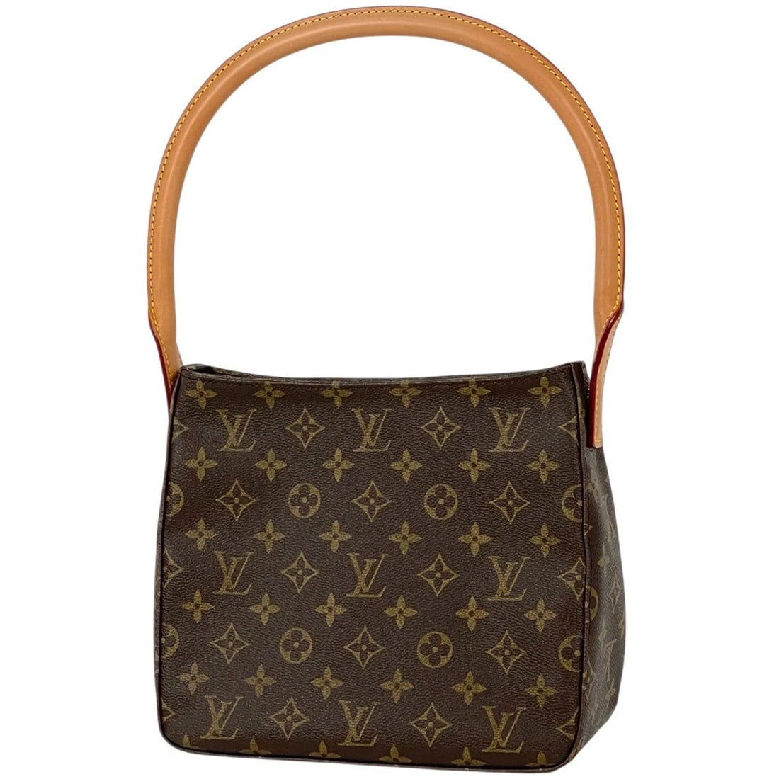 LOUIS VUITTON LOOPING MM SHOULDER BAG: Louis Vuitton Looping MM Shoulder Bag Brand: Louis Vuitton Type/Style: Shoulder Bag Material: Monogram Color: Brown Size: Width 24cm(9.4inch) Height 21cm(8.3inch) Depth 10cm(3.9inch) Accessories: