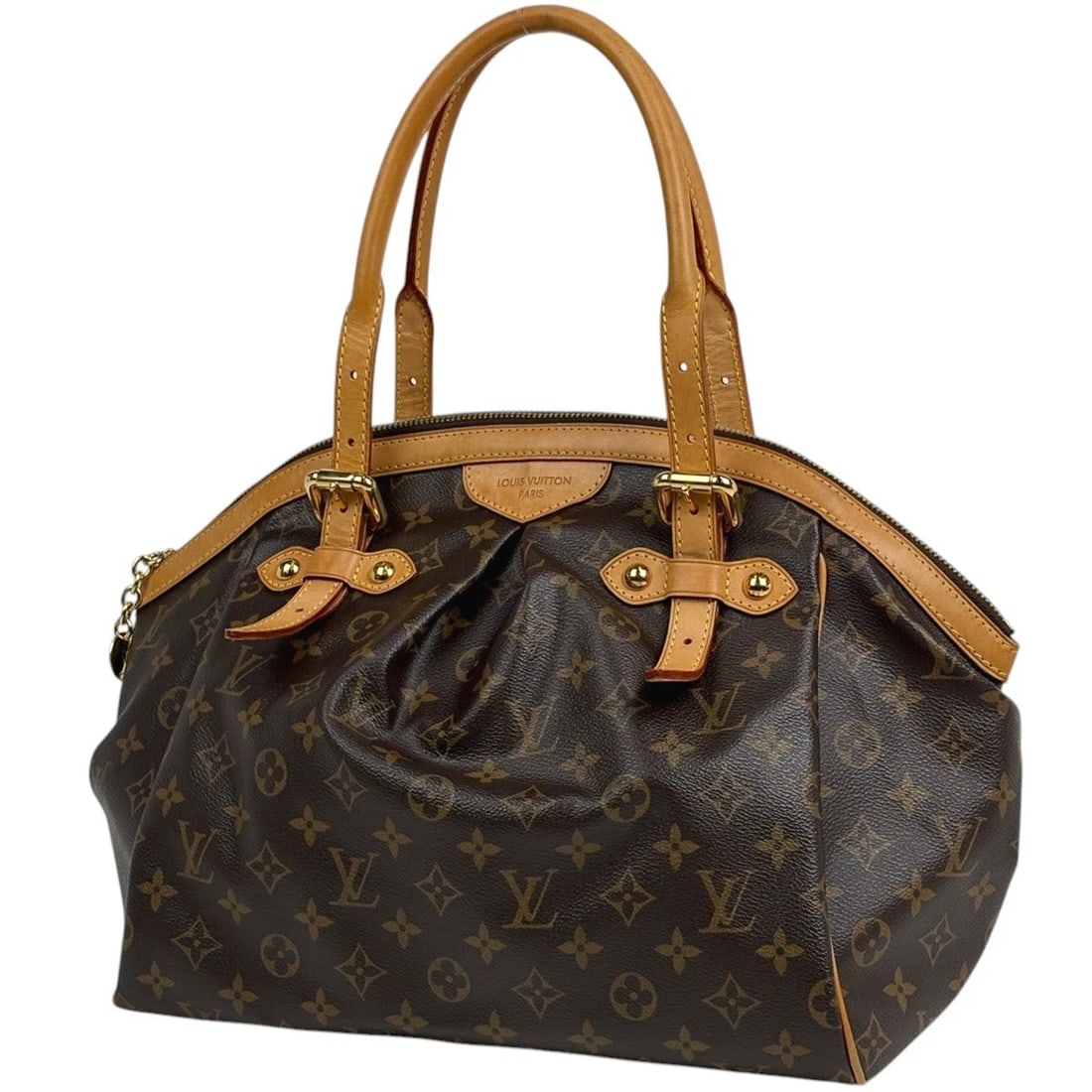 LOUIS VUITTON TIVOLI GM HAND BAG: Louis Vuitton Tivoli GM Hand Bag Brand: Louis Vuitton Type/Style: Hand Bag Material: Monogram Color: Brown Size: Width 33cm(13inch) Height 28cm(Median:11inch) Depth 19cm(7.5inch)) Accessories: None