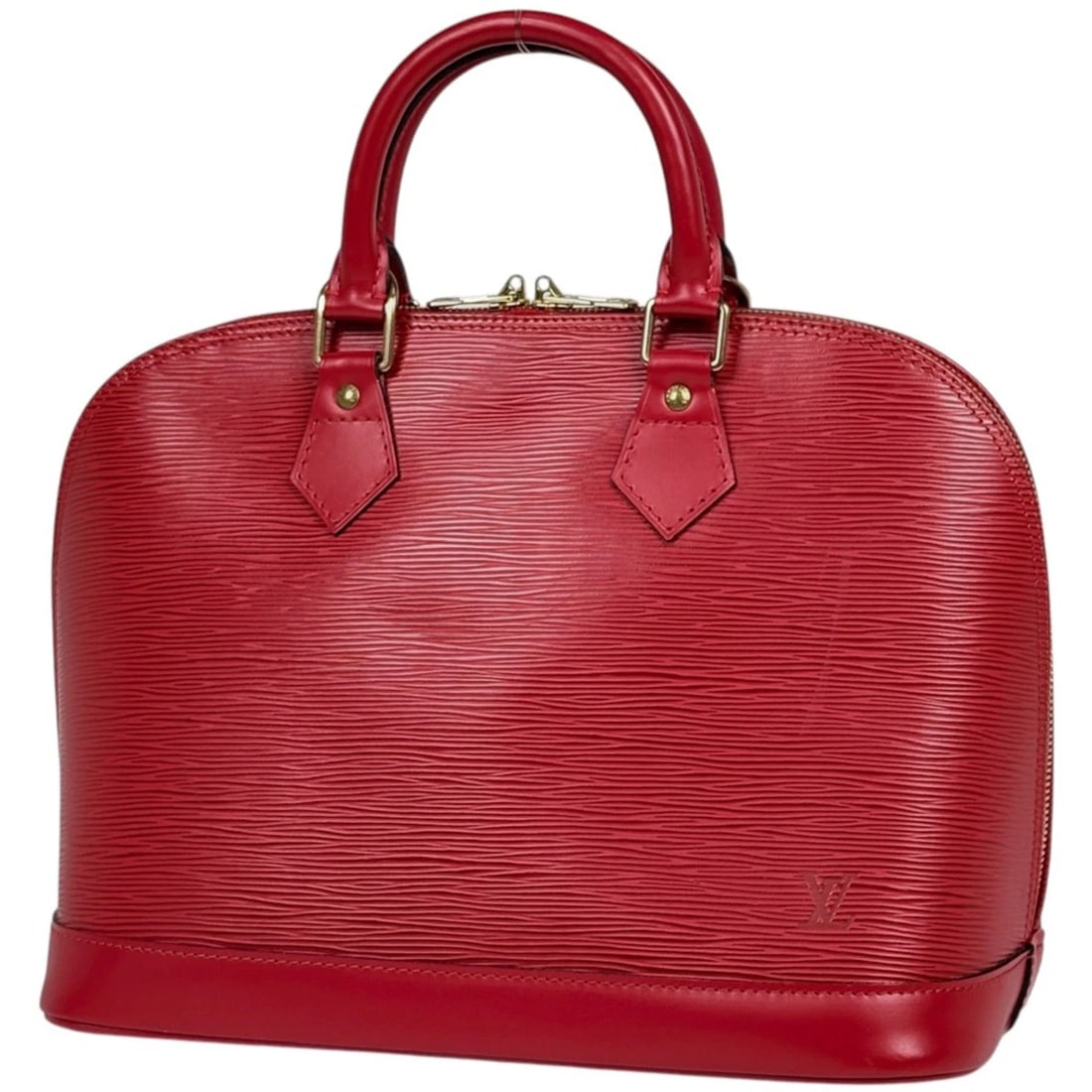 LOUIS VUITTON ALMA HAND BAG: Louis Vuitton Alma Hand Bag Brand: Louis Vuitton Type/Style: Hand Bag Material: Epi Color: Castilian red Size: Width 30cm(11.8inch) Height 24cm(Median:9.4inch) Depth 16cm(6.3inch) Accessories: None