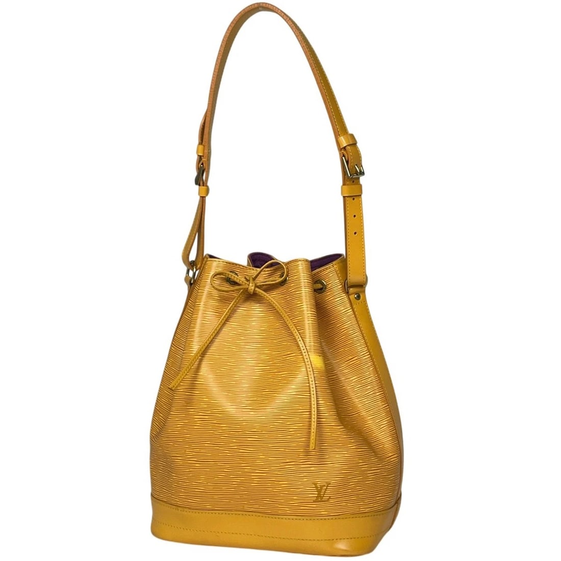 LOUIS VUITTON NOE SHOULDER BAG: Louis Vuitton Noe Shoulder Bag Brand: Louis Vuitton Type/Style: Shoulder Bag Material: Epi Color: Tassili Yellow Size: Width 26cm(10.2inch) Height 33cm(13inch) Depth 19cm(7.5inch) Accessories: None