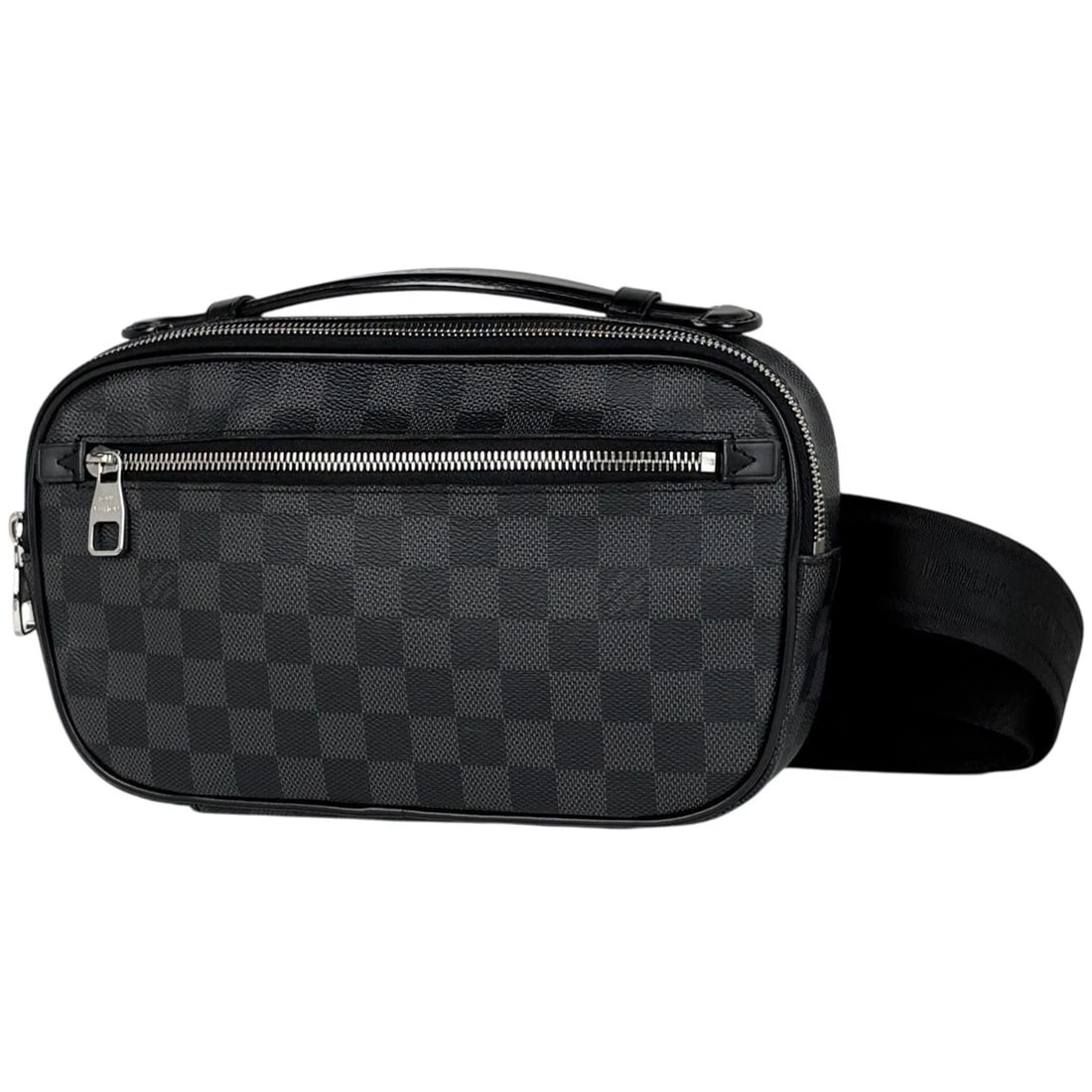 LOUIS VUITTON AMBREIL BODY BAG WAIST BAG HAND BAG: Louis Vuitton Ambreil Body Bag Waist bag Hand Bag Brand: Louis Vuitton Type/Style: Body Bag Material: Damier Grafitte Color: Noir (Black) Size: Width 26cm(10.2inch) Height 16cm(6.3inch) Depth