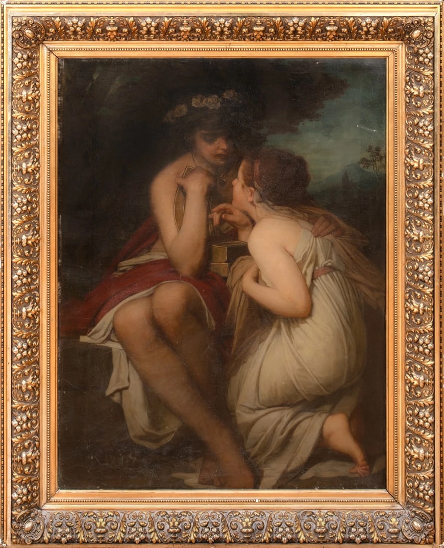 ORPHEUS & EURYDICE OIL PAINTING (1 of 10)
