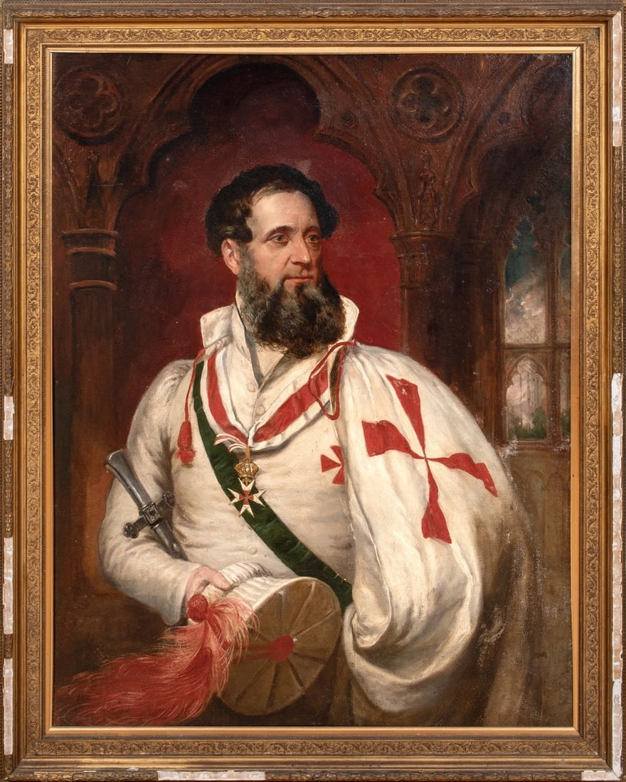 PORTRAIT OF THOMAS DAWSON OIL PAINTING (1 of 10)