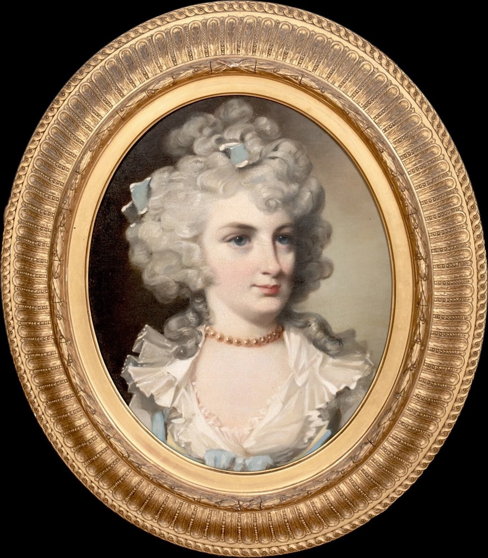 PORTRAIT OF A LADY OIL PAINTING (1 of 10)