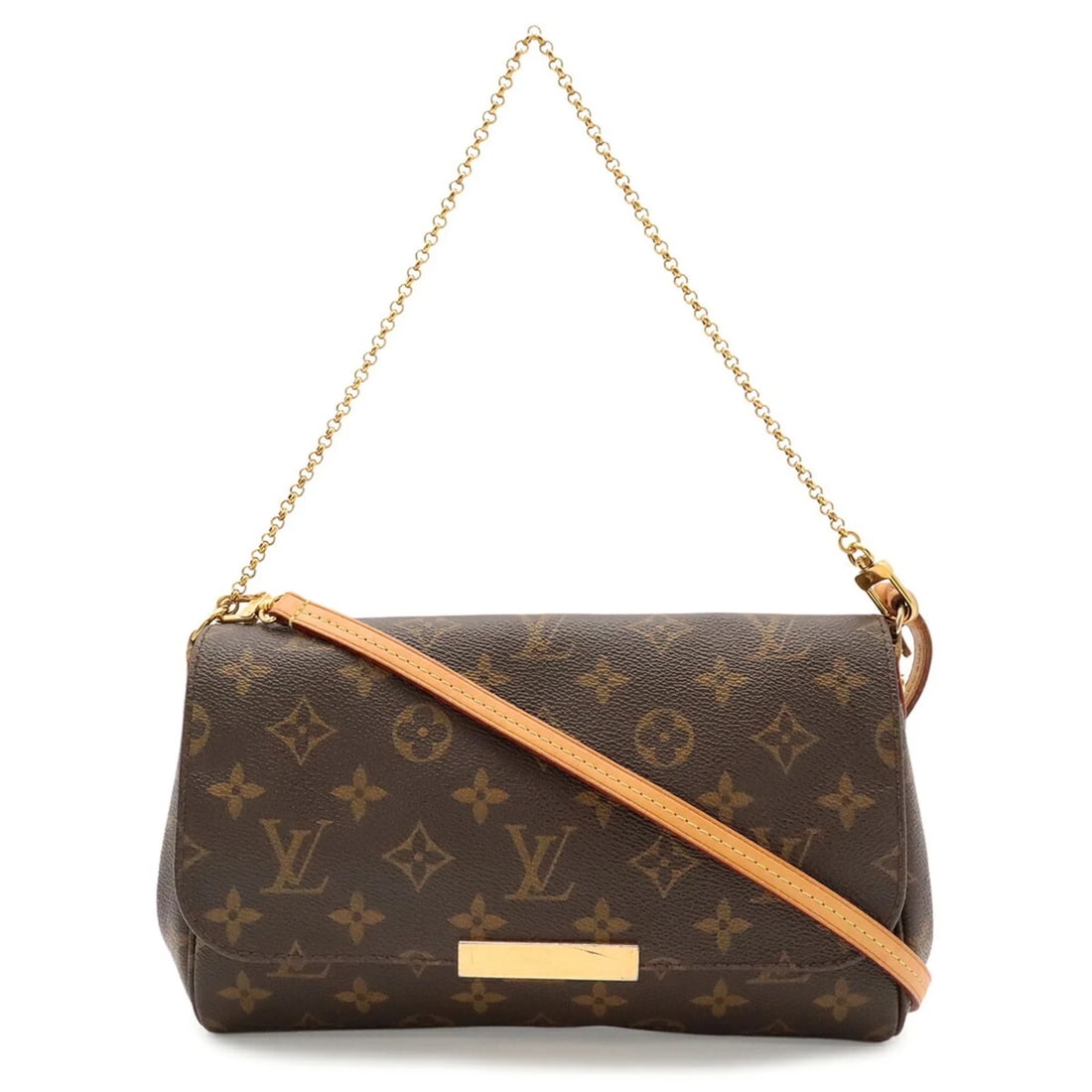 LOUIS VUITTON MONOGRAM FAVORITE: Louis Vuitton Monogram Favorite Brand: Louis Vuitton Type/Style: Clutch bag, Shoulder bag Material: Monogram , Canvas Color: Monogram , Canvas Size: (HxWxD) 16cm x 24cm x 4.5cm / 6.29inch x 9.44inch