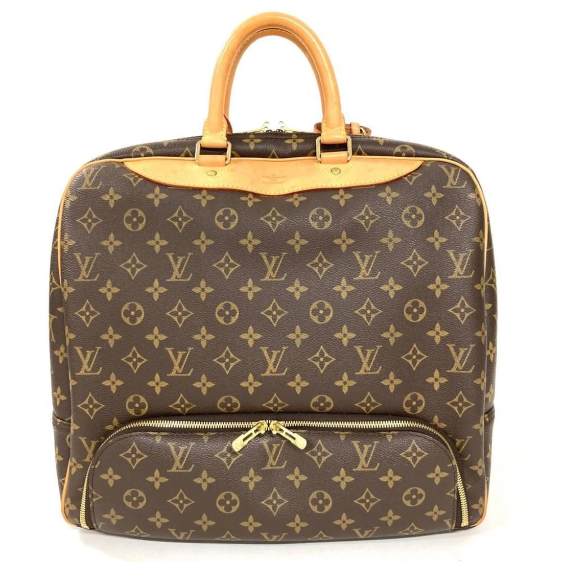 LOUIS VUITTON EVOSION BOSTON BAG: Louis Vuitton Evosion Boston Bag Brand: Louis Vuitton Type/Style: Boston bag Material: Monogram , Canvas Color: Brown Size: (HxWxD) 36cm x 38cm x 23cm / 14.17inch x 14.96inch x 9.05inch Accessorie