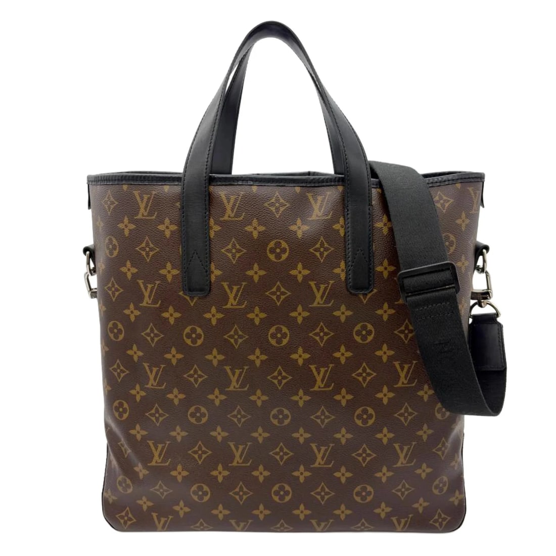 LOUIS VUITTON DAVIS TOTE BAG, MONOGRAM MACASSAR: Louis Vuitton Davis Tote Bag, Monogram Macassar Brand: Louis Vuitton Type/Style: Tote bag Material: Monogram Color: Brown, Monogram Macassar Size: (HxWxD) 35cm x 37cm x 11.5cm / 13.77inch x 14.56inch