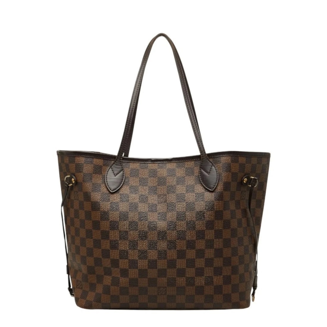 LOUIS VUITTON DAMIER NEVERFULL MM TOTE BAG: Louis Vuitton Damier Neverfull MM Tote Bag Brand: Louis Vuitton Type/Style: Tote bag Material: PVC , Leather Color: Brown, Damier Canvas Size: (HxWxD) 29cm x 46cm x 16cm / 11.41inch x 18.11inch x 6.29