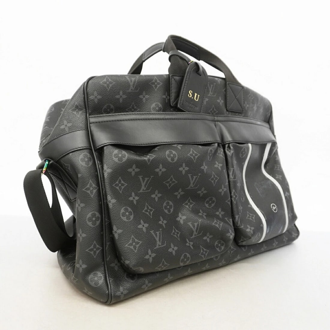 LOUIS VUITTON BAGS, BOSTON MONOGRAM ECLIPSE - 2