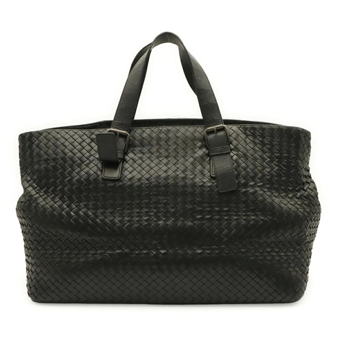 BOTTEGA VENETA INTRECCIATO TOTE BAG: BOTTEGA VENETA Intrecciato Tote Bag Brand: Bottega Veneta Type/Style: Tote bag Material: Intrecciato Color: Black Size: (HxWxD) 31cm x 44.5cm x 20.5cm / 12.2inch x 17.51inch x 8.07inch Accessories