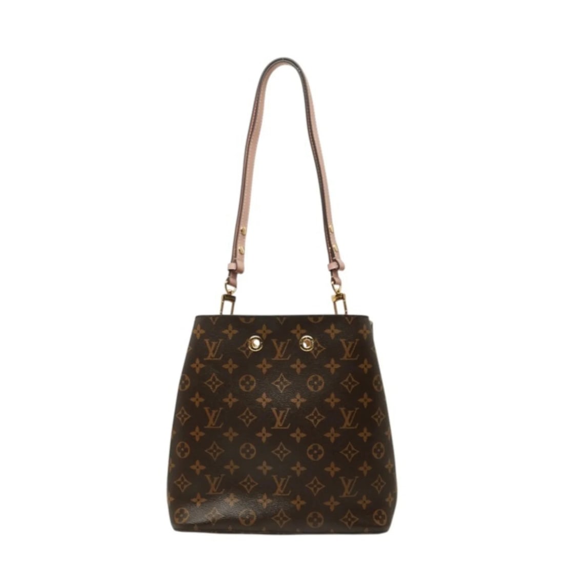LOUIS VUITTON MONOGRAM NEONOE SHOULDER BAG: Louis Vuitton Monogram NeoNoe Shoulder Bag Brand: Louis Vuitton Type/Style: Shoulder bag Material: PVC , Leather Color: Brown, Monogram Size: (HxWxD) 25.5cm x 26cm x 17cm / 10.03inch x 10.23inch x 6.6