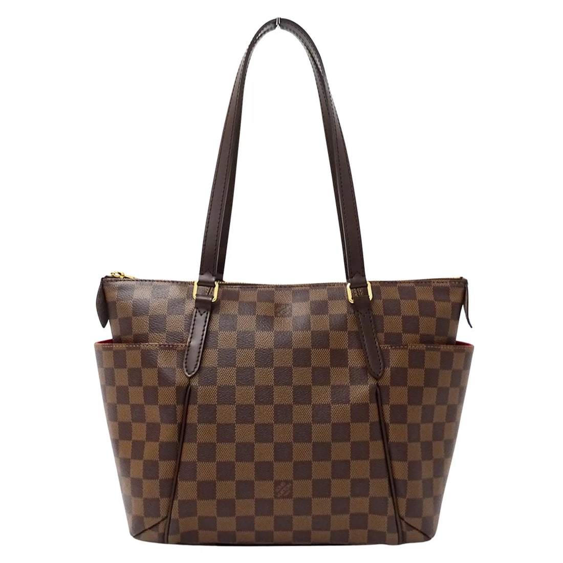 LOUIS VUITTON DAMIER: Louis Vuitton Damier Brand: Louis Vuitton Type/Style: Handbag, Tote bag Material: Damier Canvas Color: Brown, Damier Canvas Size: (HxWxD) 26cm x 34.5cm x 12cm / 10.23inch x 13.58inch x 4.72inch Ac