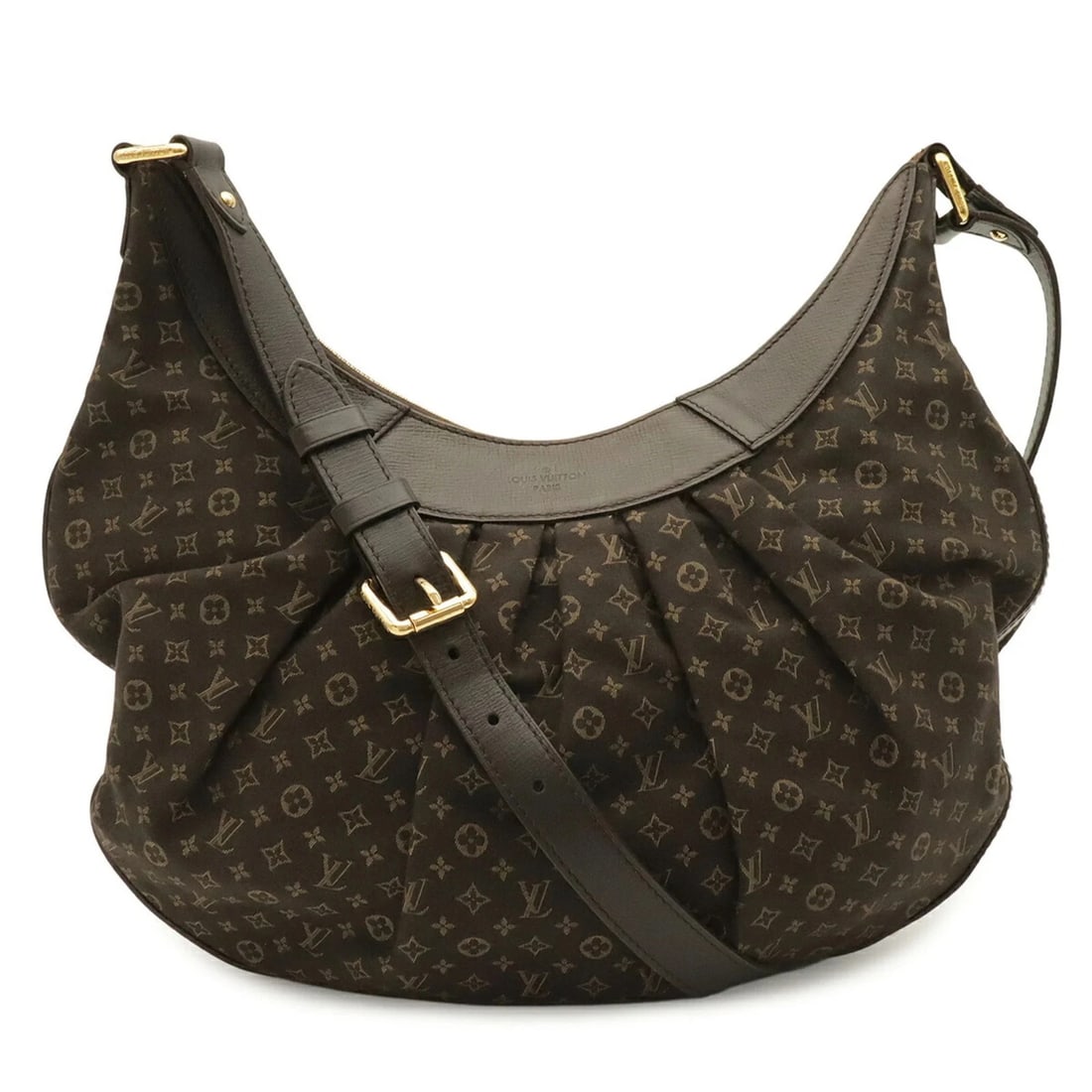 LOUIS VUITTON MONOGRAM IDYLLE RHAPSODY: Louis Vuitton Monogram Idylle Rhapsody Brand: Louis Vuitton Type/Style: Shoulder bag Material: Monogram Idylle Color: Fusain Size: (HxWxD) 26cm x 41cm x 4cm / 10.23inch x 16.14inch x 1.57inch