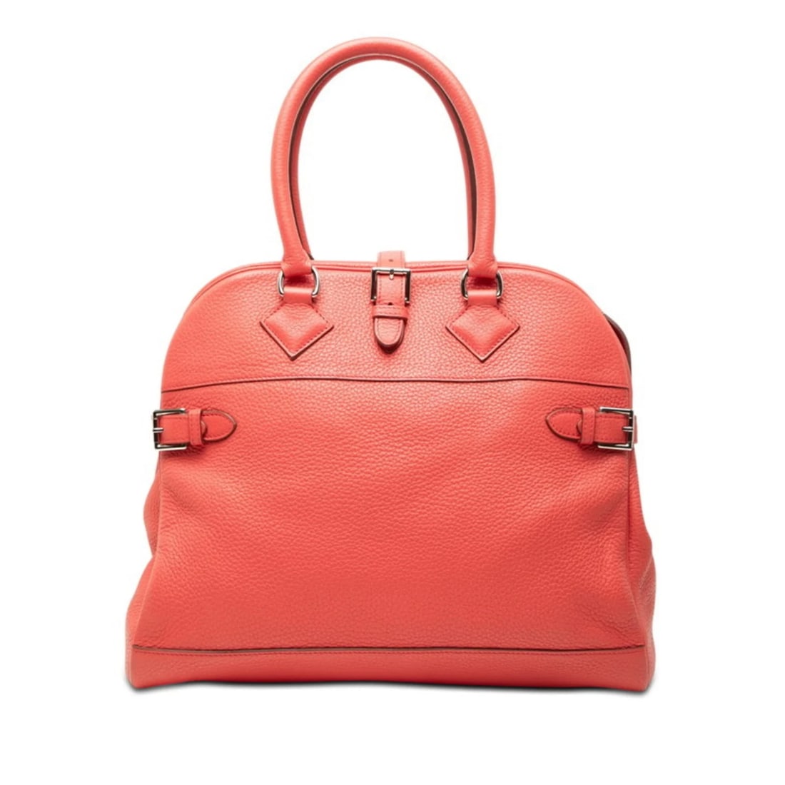 HERMES ATLAS 35 HANDBAG, RED, SILVER HARDWARE, TAURILLON CLEMENCE: Hermes Atlas 35 Handbag, Red, Silver Hardware, Taurillon Clemence Brand: Hermes Type/Style: Handbag Material: Taurillon clemence leather Color: Red Size: (HxWxD) 28.5cm x 35cm x 13.5cm / 11.22inch x