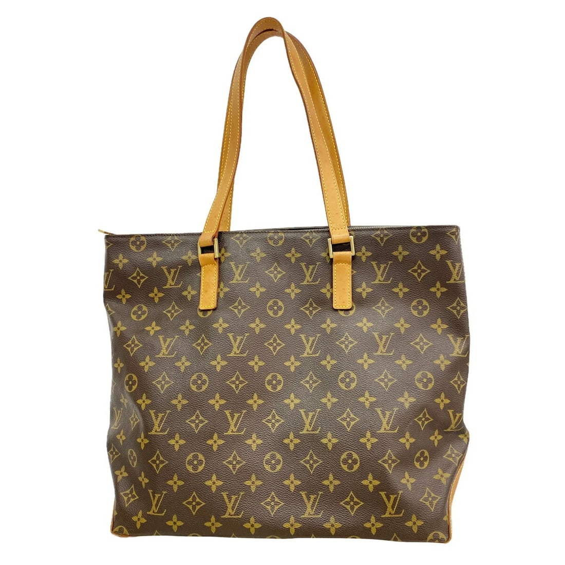 LOUIS VUITTON MONOGRAM CABAS MEZZO TOTE BAG: Louis Vuitton Monogram Cabas Mezzo Tote Bag Brand: Louis Vuitton Type/Style: Tote bag Material: none Color: Brown Size: (HxWxD) 33cm x 35cm x 15.5cm / 12.99inch x 13.77inch x 6.1inch Accessories: