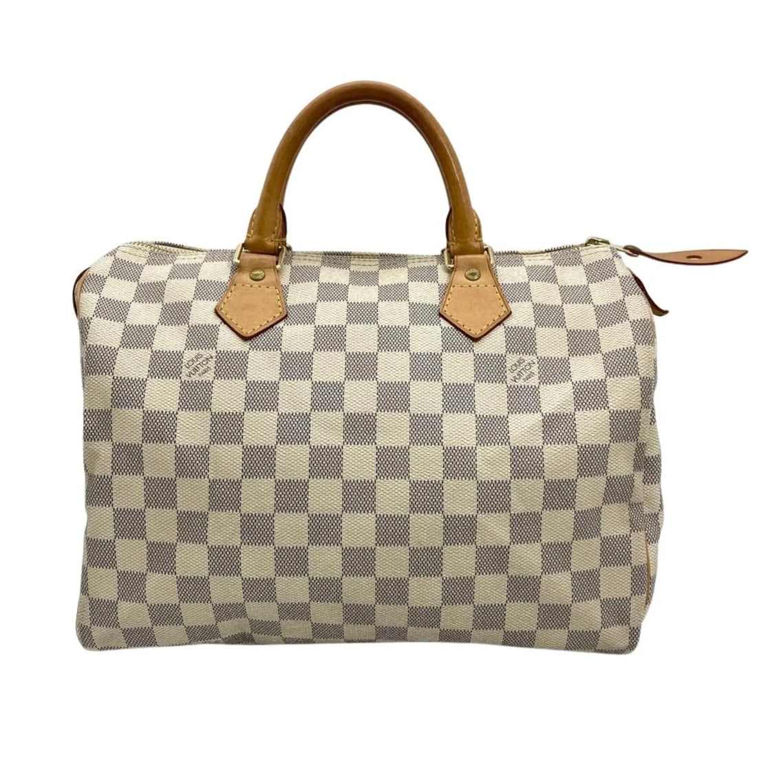 LOUIS VUITTON SPEEDY 30 HANDBAG, DAMIER AZUR: Louis Vuitton Speedy 30 Handbag, Damier Azur Brand: Louis Vuitton Type/Style: Handbag Material: Damier Azur Color: Black, Damier Azur, Galle, White Size: (HxWxD) 20cm x 30cm x 17cm / 7.87inch x