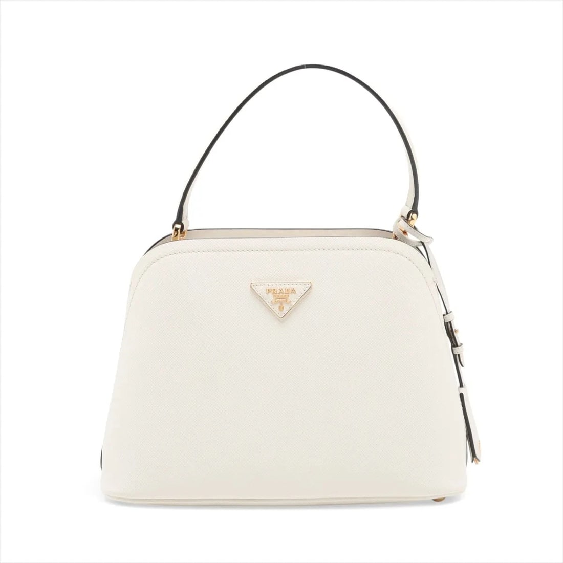 PRADA SAFFIANO CUIR LEATHER SHOULDER BAG: Prada Saffiano Cuir Leather Shoulder bag Brand: Prada Type/Style: Shoulder Bag Material: Leather Color: White Size: Height:8.3inchLength:11.2inchDepth:5.3inch Accessories: None Accessories