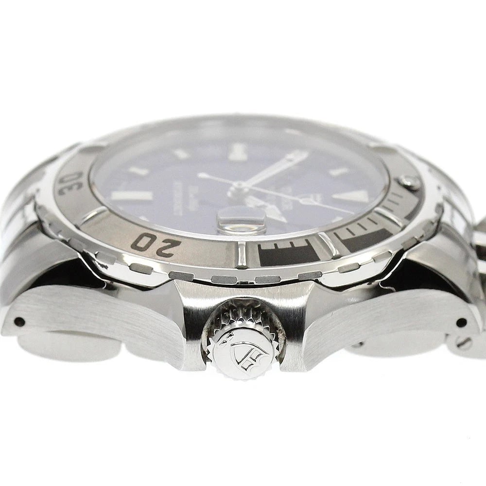 TUDOR HYDRO NOTE DATE BLUE DIAL AUTOMATIC WATCH - 4