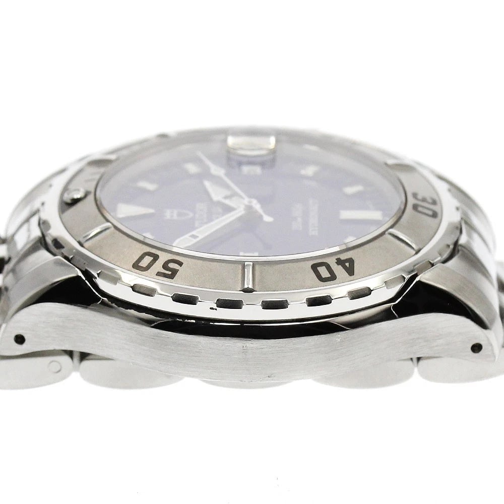 TUDOR HYDRO NOTE DATE BLUE DIAL AUTOMATIC WATCH - 5
