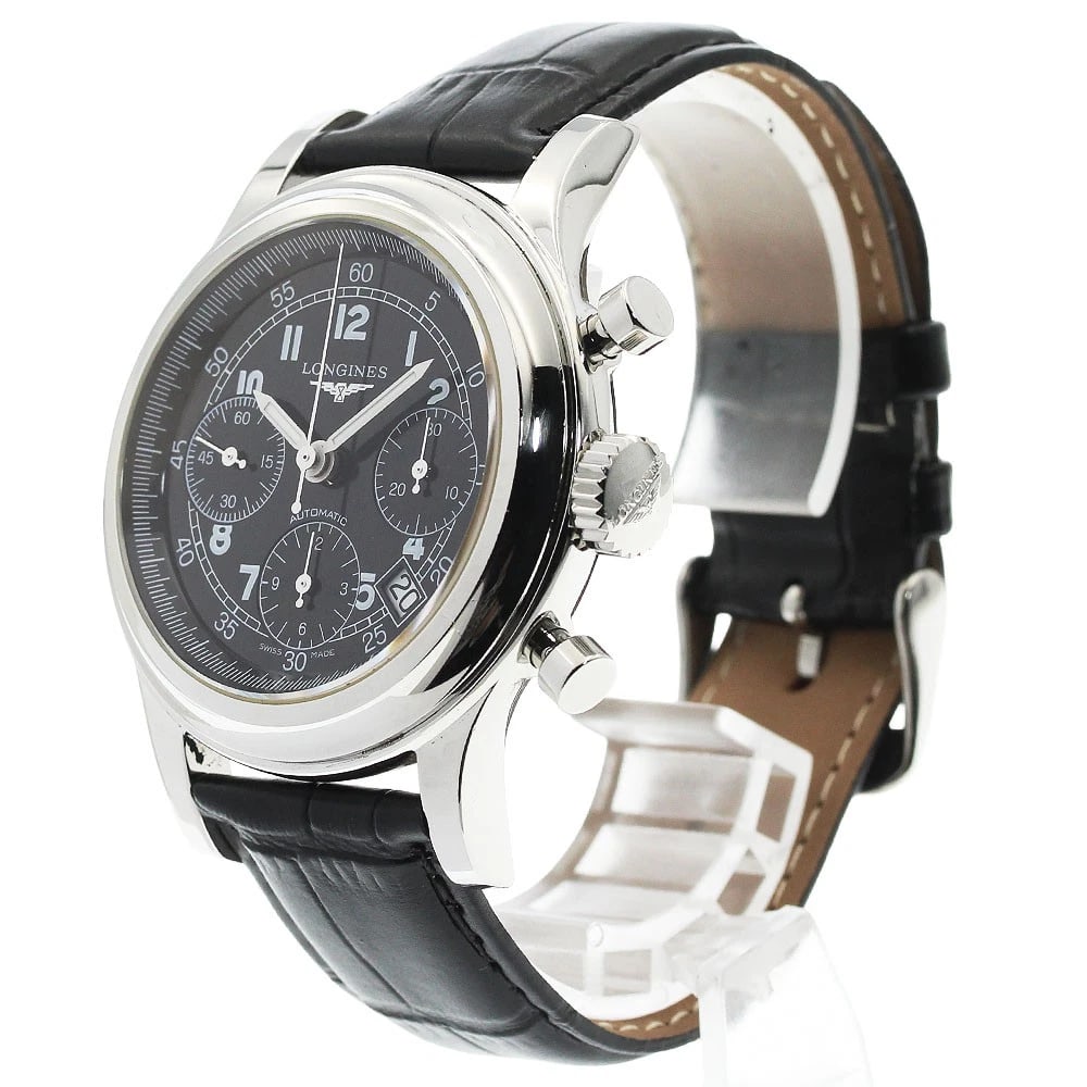 LONGINES HERITAGE DATE CHRONOGRAPH AUTOMATIC WATCH - 2