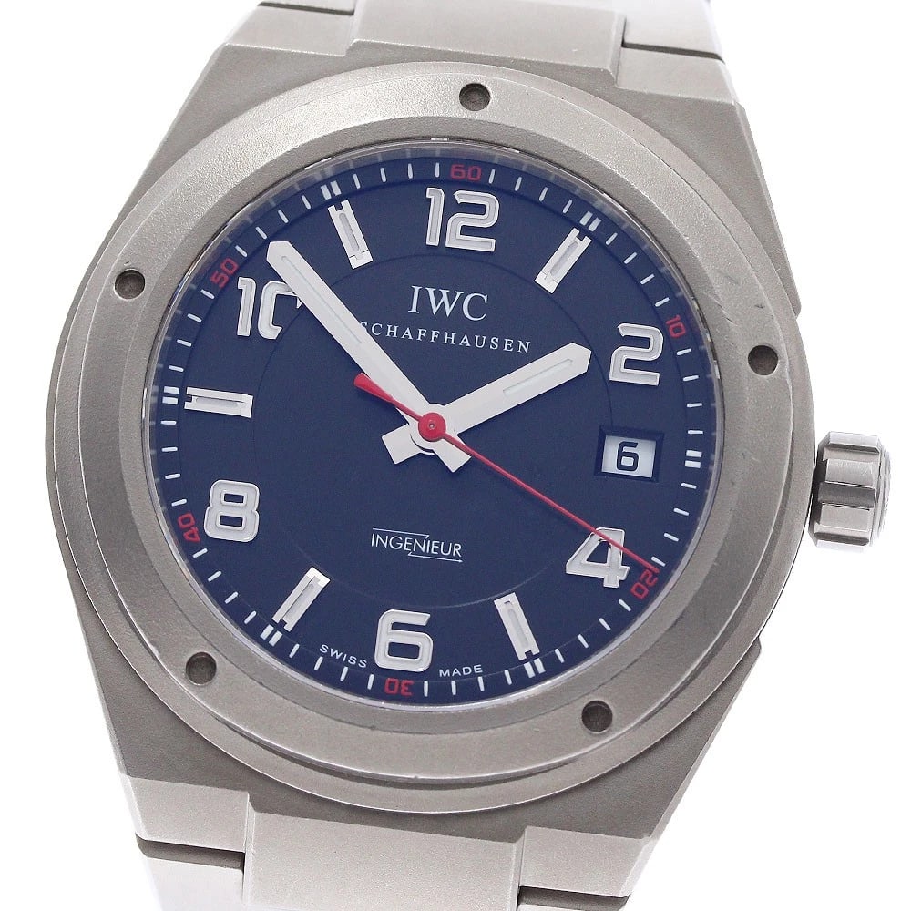 IWC SCHAFFHAUSEN INGENIEUR AUTOMATIC AMG AUTOMATIC WATCH: IWC SCHAFFHAUSEN Ingenieur Automatic AMG Automatic Watch Brand: IWC SCHAFFHAUSEN Type/Style: Wristwatch Material: Band Material titanium, Case Material titanium Color: Band Color Silver, Case Color