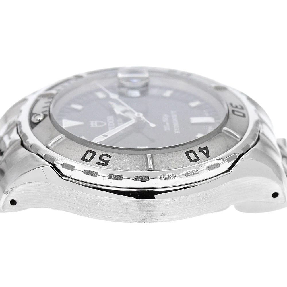 TUDOR HYDRO NOTE DATE BLACK DIAL AUTOMATIC WATCH - 5