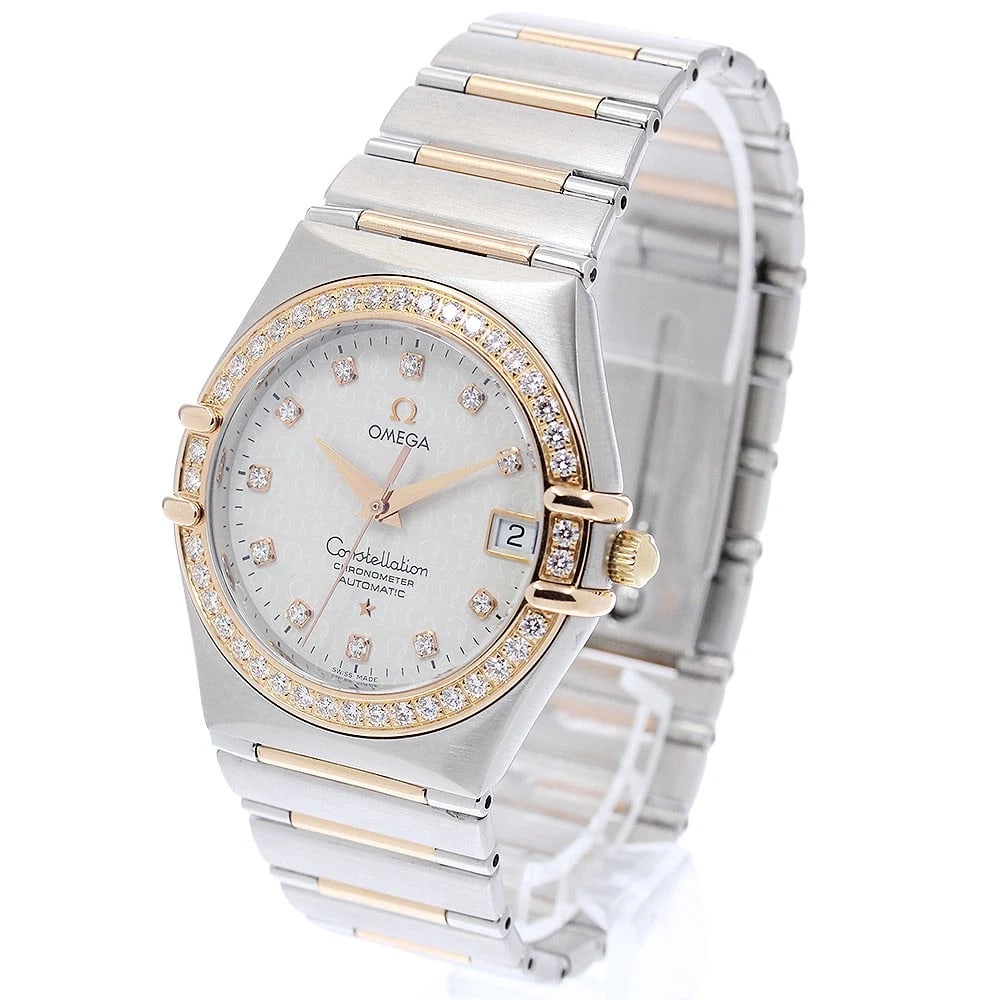 OMEGA CONSTELLATION DIAMOND BEZEL AUTOMATIC WATCH - 2
