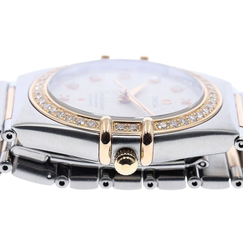 OMEGA CONSTELLATION DIAMOND BEZEL AUTOMATIC WATCH - 4