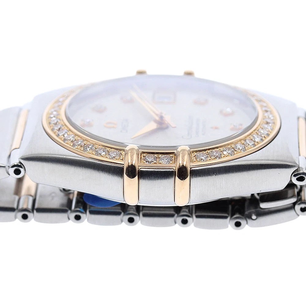 OMEGA CONSTELLATION DIAMOND BEZEL AUTOMATIC WATCH - 5