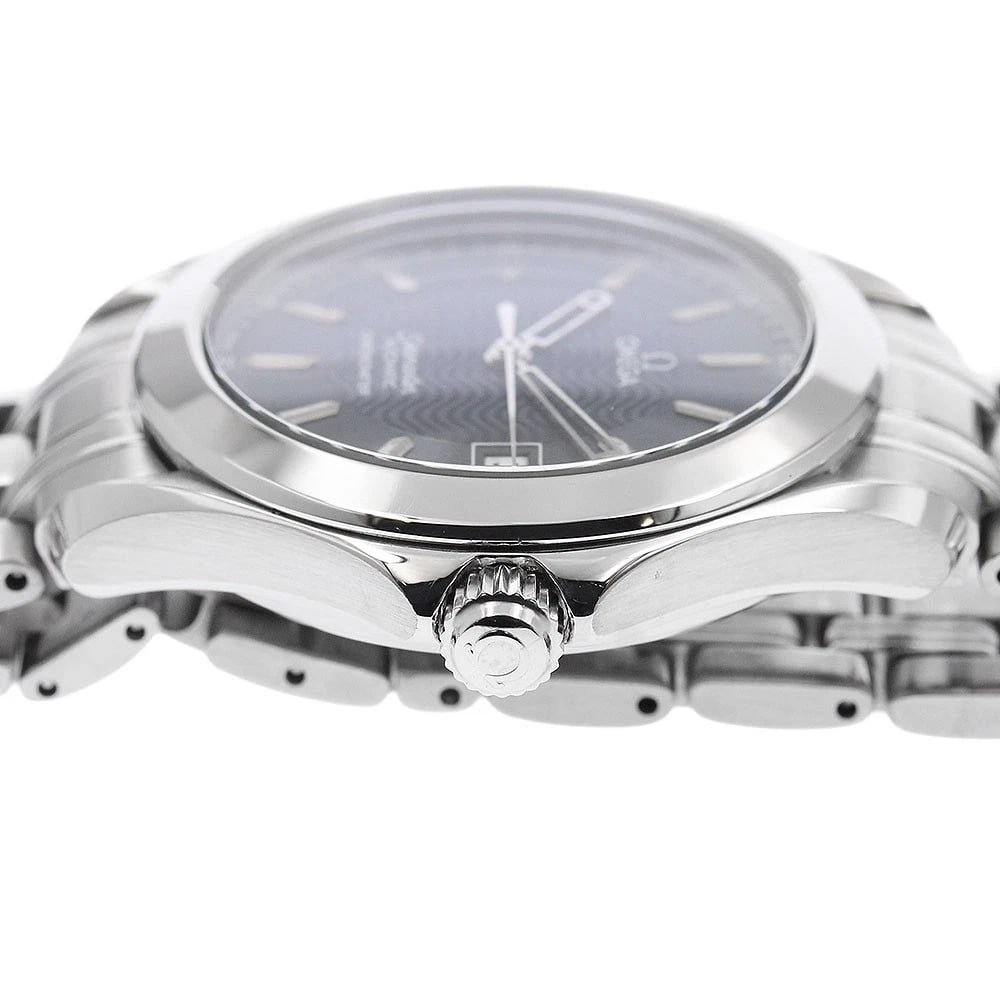 OMEGA SEAMASTER CHRONOMETER NAVY DIAL AUTOMATIC WATCH - 4